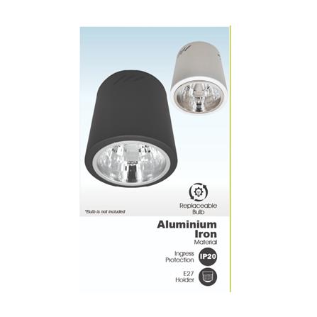 YETPLUS LED SURFACE DOWNLIGHT 5001 E27 WHITE