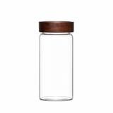 MOJOMORE GLASS JAR WITH WOODEN LID 580ML