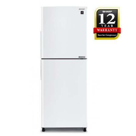 SHARP 2 DOOR REFRIGERATOR SJ4122MWH 410L HOKKAIDO WHITE