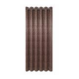 HOME LIVING STYLE CURTAIN EYELET BLUME 140X220CM BROWN
