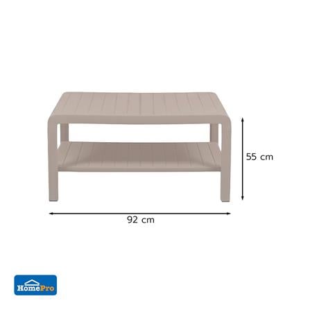 PATIO TABLE SPRING MONTANA CIRCULAR 92CM TAUPE
