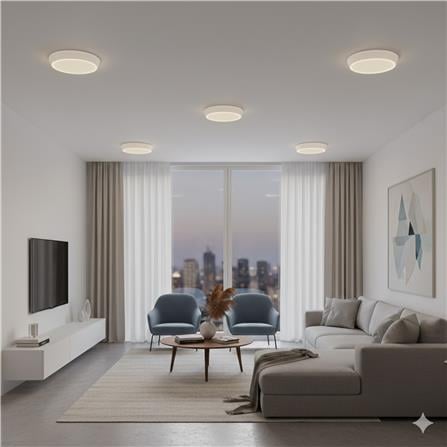 YETPLUS LED SURFACE DOWNLIGHT 9003 18W 3000K WHITE ROUND