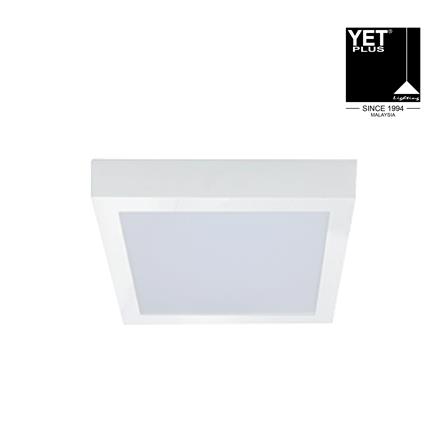 YETPLUS LED SURFACE DOWNLIGHT 18W 6500K WHITE SQUARE