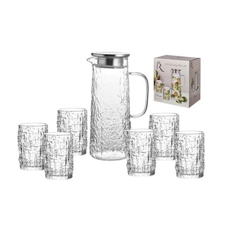 ROYAL 7PC DRINK SET JHXC07349SPX (JUG 1500ML + 6PCS TUMBLER 255ML)