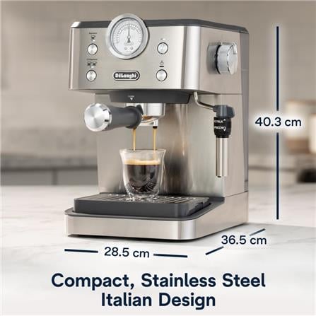 DELONGHI ESPRESSO COFFEE MACHINE EM450.M 1325W 1.7L