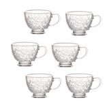 ROYAL DAISY GOLD RIM CUP SET 6-PC  (240ML/8.4OZ) JHXZ40111XC1