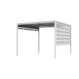 GAZEBO TENT SPRING ZEBRA 3x3M WHITE