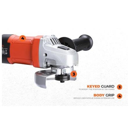 BLACK & DECKER 4" ANGLE GRINDER 650W G650-B1 (SLIDER SWITCH)