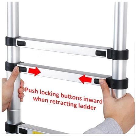 11 STEP TELESCOPIC LADDEER 150KG (380CM)