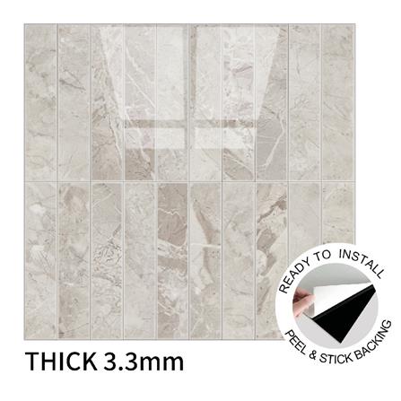 TARA PEEL & STICK SPC WALL STICKER 30X29CM NATURE STONE 2S