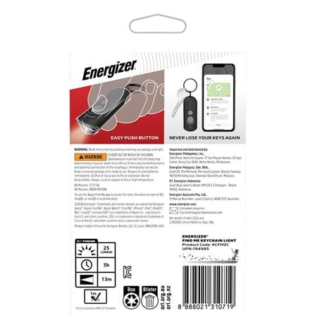 ENERGIZER FIND ME KEYCHAIN LIGHT (KCFM2C)