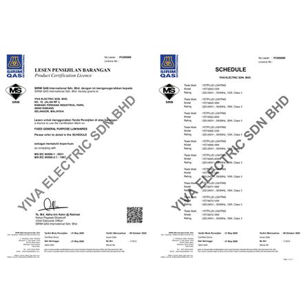 YETPLUS LED SURFACE DOWNLIGHT 9003 18W 6500K BLACK ROUND