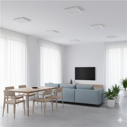 YETPLUS LED SURFACE DOWNLIGHT 9013 30W 3-COLOR MEMORY WHITE SQ