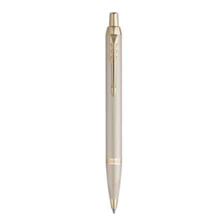 PARKER IM MONO CHAMPAGNE BALLPOINT PEN MEDIUM BLACK TB