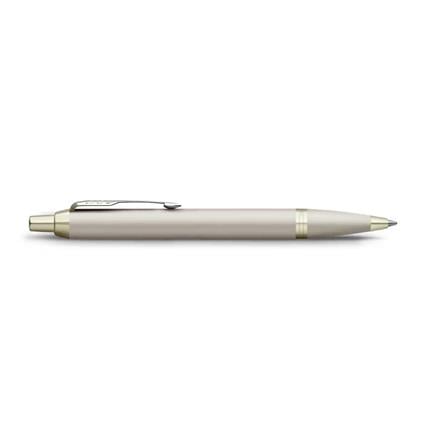 PARKER IM MONO CHAMPAGNE BALLPOINT PEN MEDIUM BLACK TB