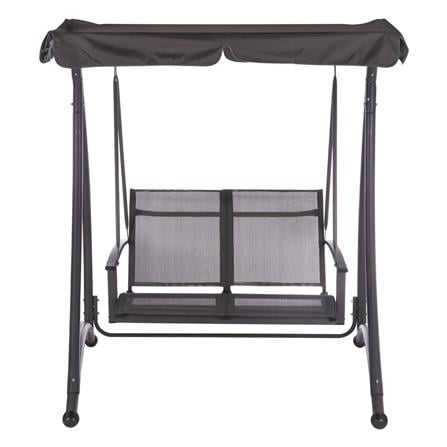 2-SEATER SWING CHAIR SPRING TEXTILENE GREY