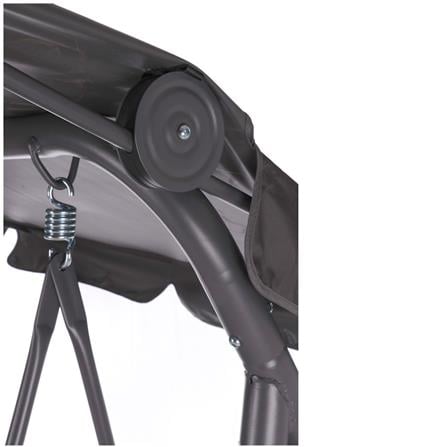 2-SEATER SWING CHAIR SPRING TEXTILENE GREY