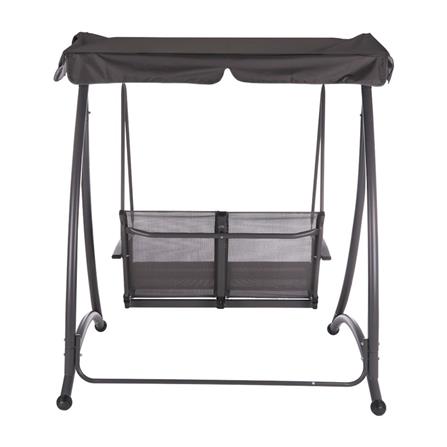 2-SEATER SWING CHAIR SPRING TEXTILENE GREY