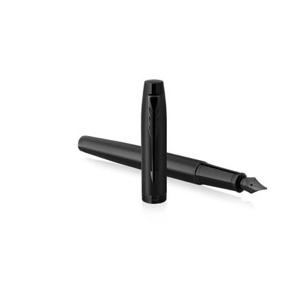 PARKER IM MATTE BLACK BLACK TRIM FOUNTAIN PEN FINE+CONVERTER TB