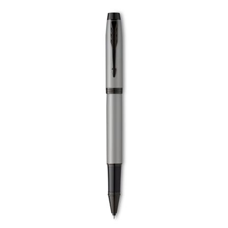 PARKER IM MATTE GREY BLACK TRIM ROLLERBALL HD TB