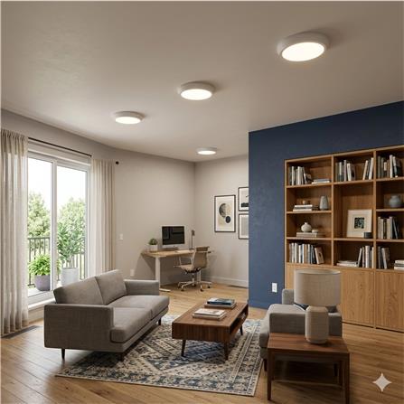 YETPLUS LED SURFACE DOWNLIGHT 9015 30W 3-COLOR WHITE ROUND