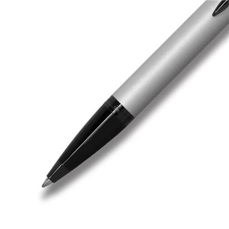 PARKER IM MATTE GREY BLACK TRIM BALLPOINT PEN MEDIUM BLACK TB