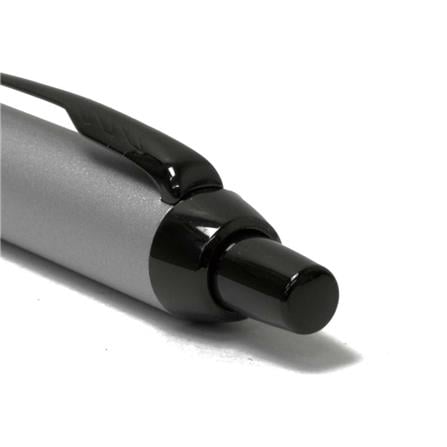 PARKER IM MATTE GREY BLACK TRIM BALLPOINT PEN MEDIUM BLACK TB