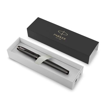 PARKER IM MONO BRONZE ROLLERBALL PEN MEDIUM BLACK TB