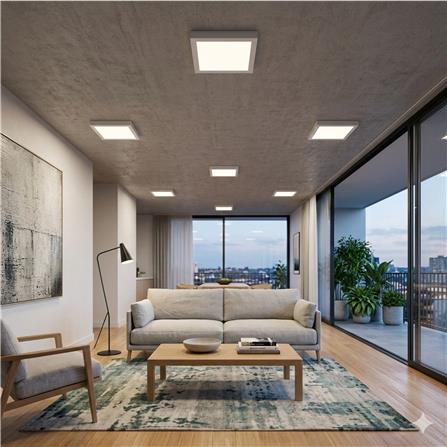 YETPLUS LED SURFACE DOWNLIGHT 9016 30W 3-COLOR WHITE SQUARE