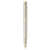 PARKER IM MONO CHAMPAGNE FOUNTAIN PEN FINE+CONVERTER TB