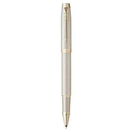 PARKER IM MONO CHAMPAGNE ROLLERBALL PEN MEDIUM BLACK TB