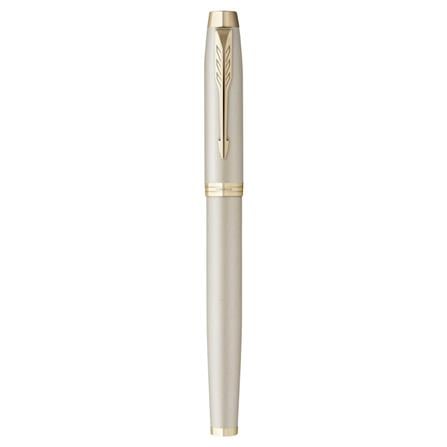 PARKER IM MONO CHAMPAGNE ROLLERBALL PEN MEDIUM BLACK TB