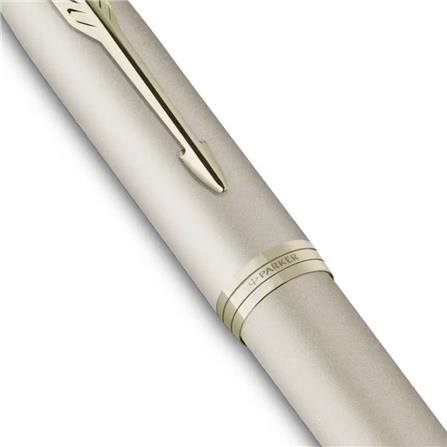 PARKER IM MONO CHAMPAGNE ROLLERBALL PEN MEDIUM BLACK TB