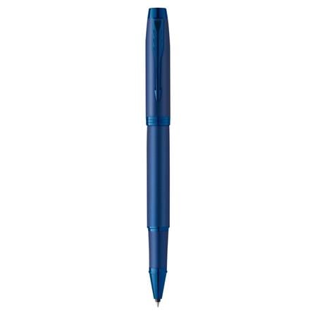 PARKER IM MONO BLUE ROLLERBALL PEN MEDIUM BLACK TB