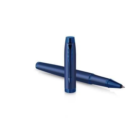 PARKER IM MONO BLUE ROLLERBALL PEN MEDIUM BLACK TB