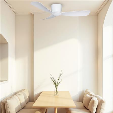 ALPHA ALKOVA MILI HG 3B CEILING FAN 52" MATT WHITE