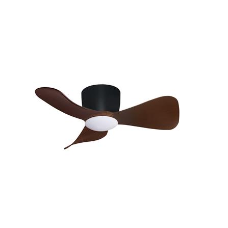 ALPHA ALKOVA MILI HG LED 3B CEILING FAN 33" WALNUT