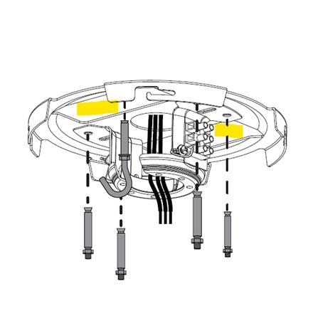 ALPHA ALKOVA MILI HG LED 3B CEILING FAN 33" WALNUT