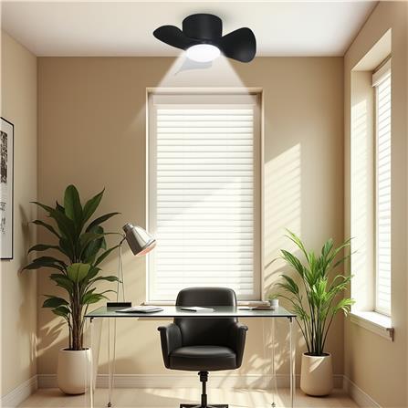 ALPHA ALKOVA MILI HG LED 3B CEILING FAN 22" MATT BLACK