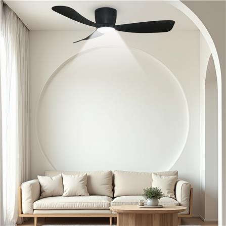 ALPHA ALKOVA MILI HG LED 3B CEILING FAN 52" MATT BLACK