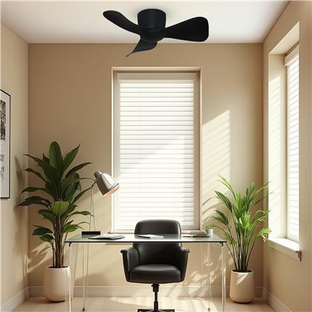 ALPHA ALKOVA MILI HG 3B CEILING FAN 33" MATT BLACK