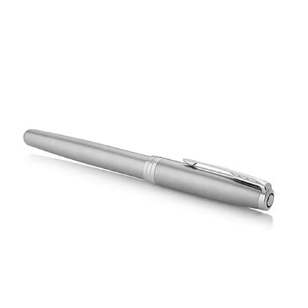 PARKER SONNET STAINLESS STEEL CHROME TRIM ROLLERBALL PEN HD TB