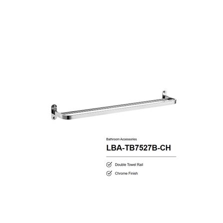 LIVINOX TOWEL SHELF LBA-TB7527B-CH CHROME