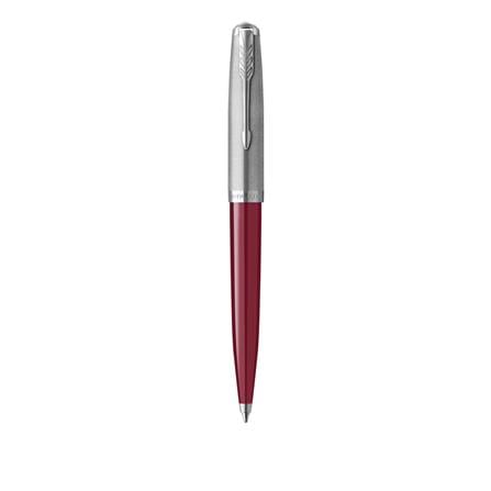 PARKER 51 BURGUNDY CHROME TRIM BALLPOINT PEN MEDIUM BLACK TB