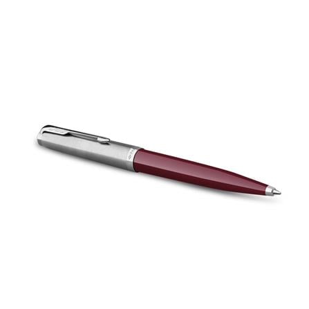 PARKER 51 BURGUNDY CHROME TRIM BALLPOINT PEN MEDIUM BLACK TB