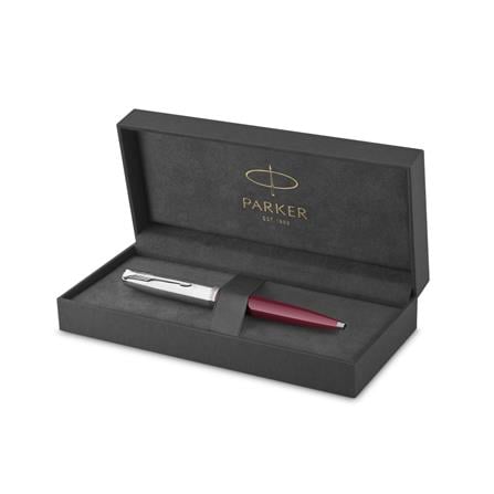 PARKER 51 BURGUNDY CHROME TRIM BALLPOINT PEN MEDIUM BLACK TB