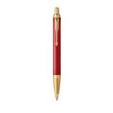 PARKER IM PREMIUM RED GOLD TRIM BALLPOINT PEN MEDIUM BLACK TB