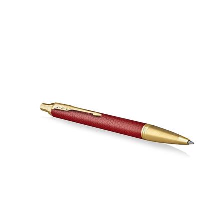PARKER IM PREMIUM RED GOLD TRIM BALLPOINT PEN MEDIUM BLACK TB