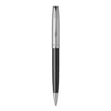 PARKER SONNET BLACK SANDBLASTED CHROME TRIM BALLPOINT PEN MEDIUM BLACK TB