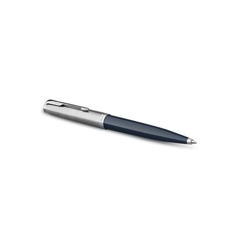 PARKER 51 MIDNIGHT BLUE CHROME TRIM BALLPOINT PEN MEDIUM BLACK TB